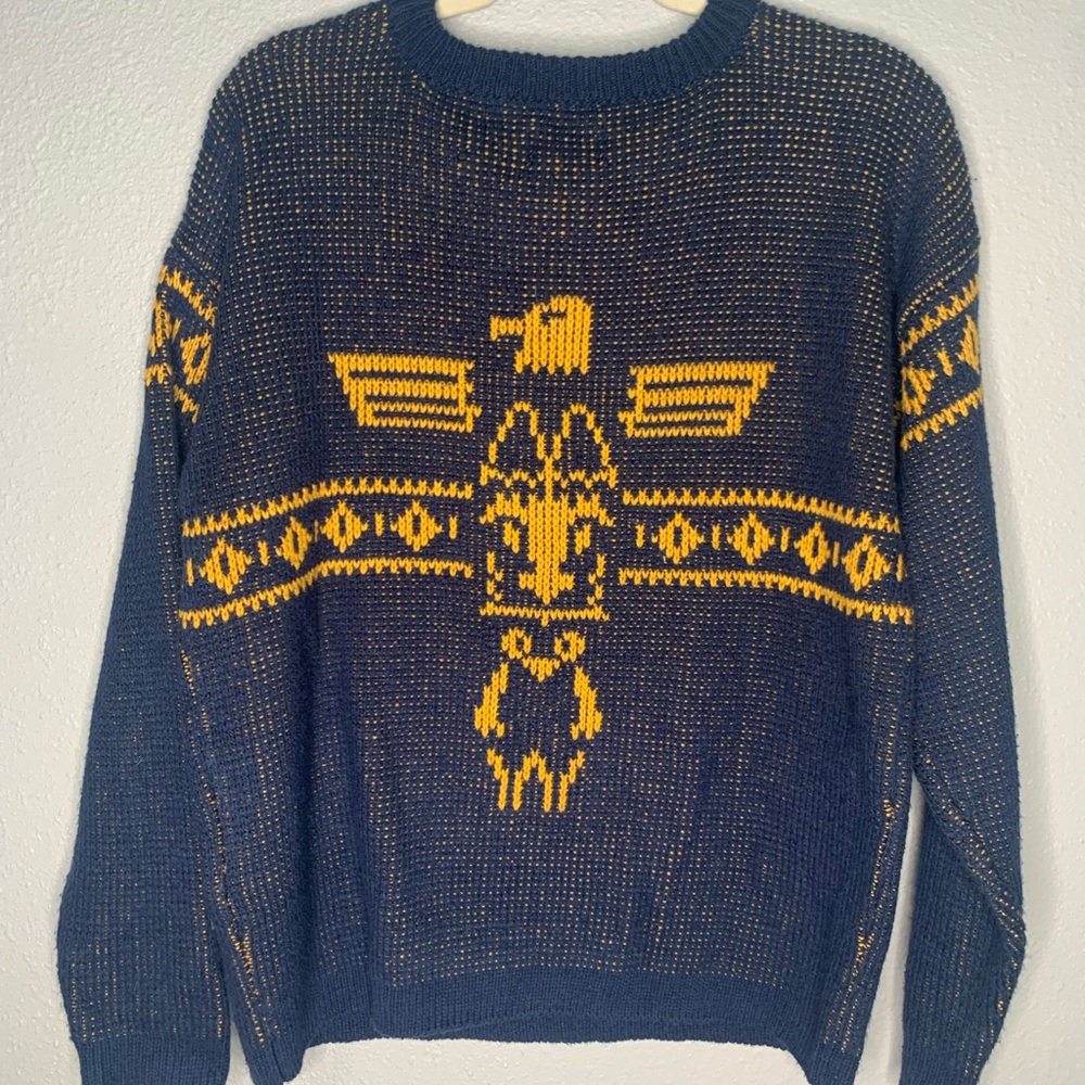 Vintage Levi southwestern Indian blanket sweater